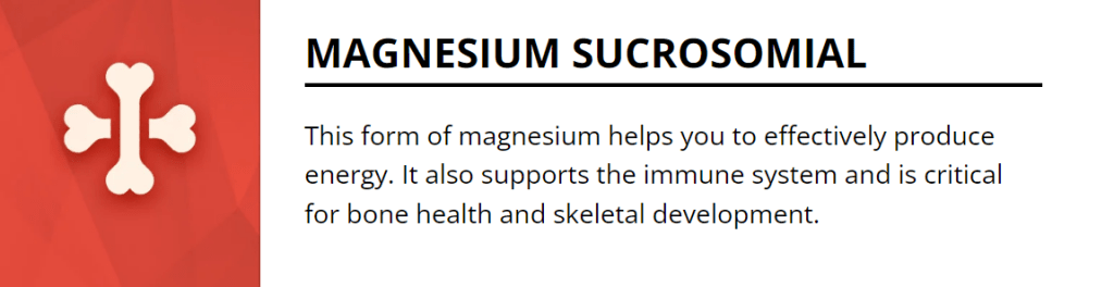 Magnesium sucrosomial helps you to effectively produce energy and also support immune system and it's critical for bone health
